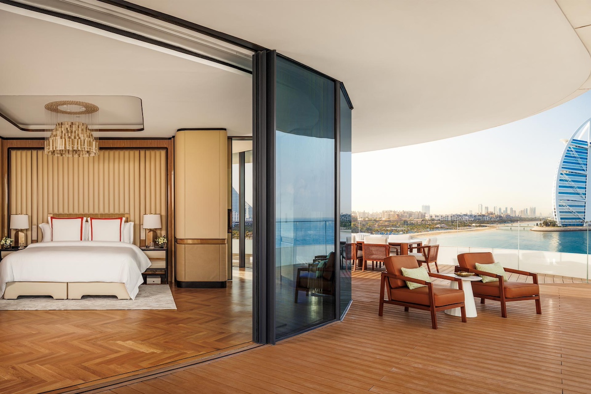 Jumeirah Marsa Al Arab guestroom and balcony