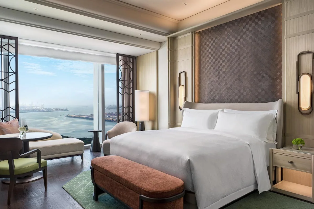 Guestroom inside St. Regis Shenzhen in China
