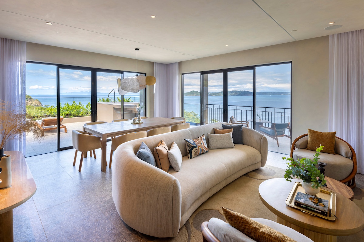 Living room inside Walford Astoria Costa Ricaa