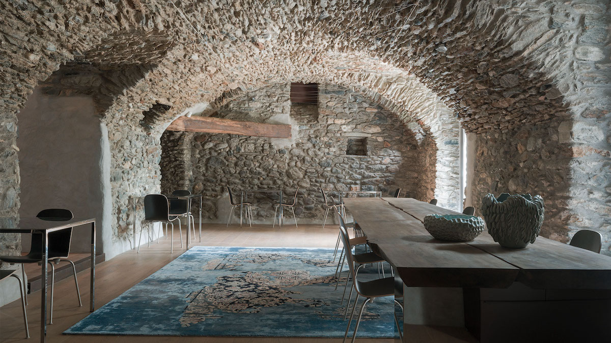 Casa Olea Hotel Lake Como, Italy - cave-like interiors
