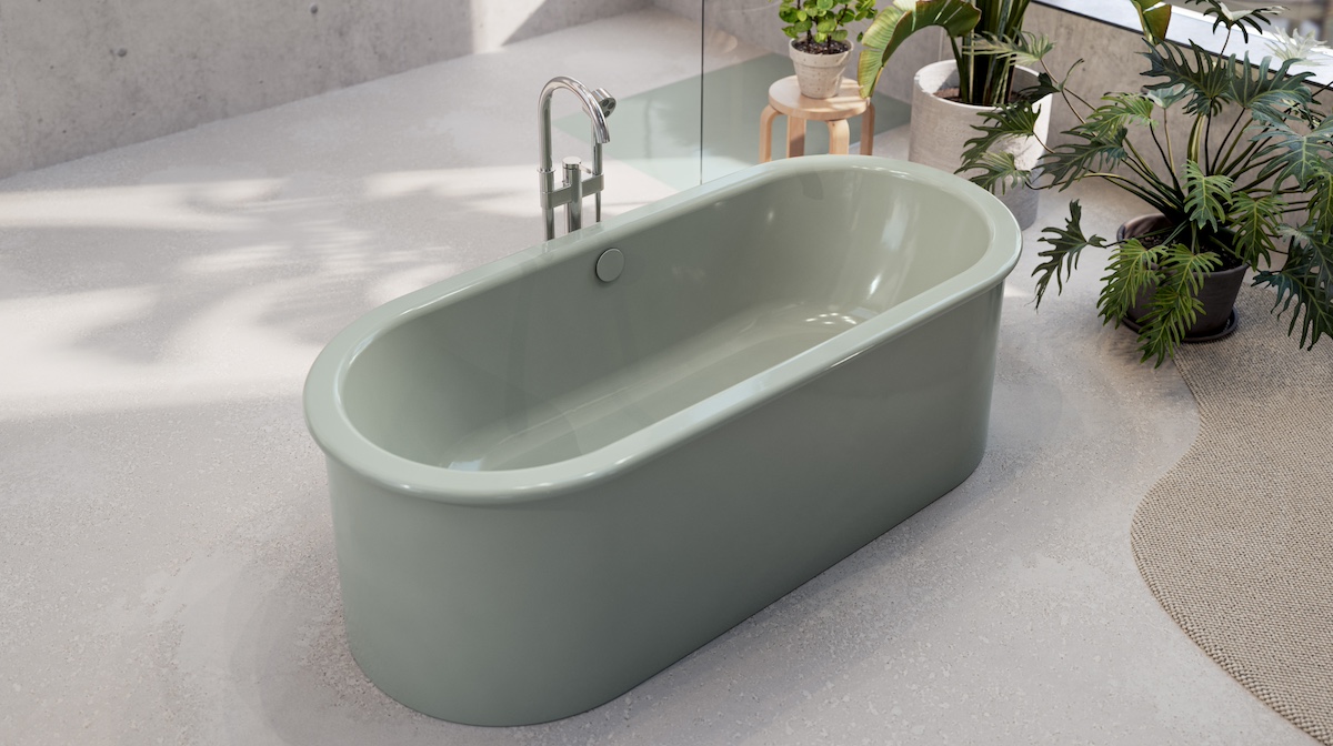 BetteSuno bath in Salvia colour option