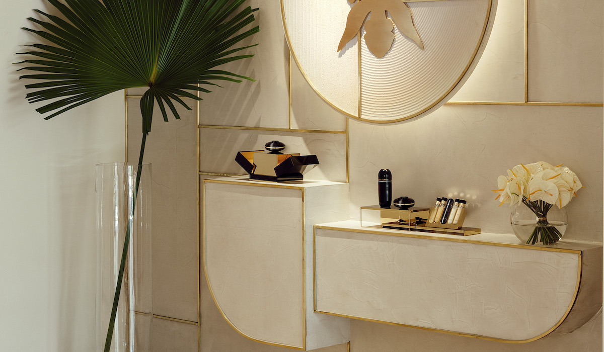 Close up of Guerlain Spa in Mauritius