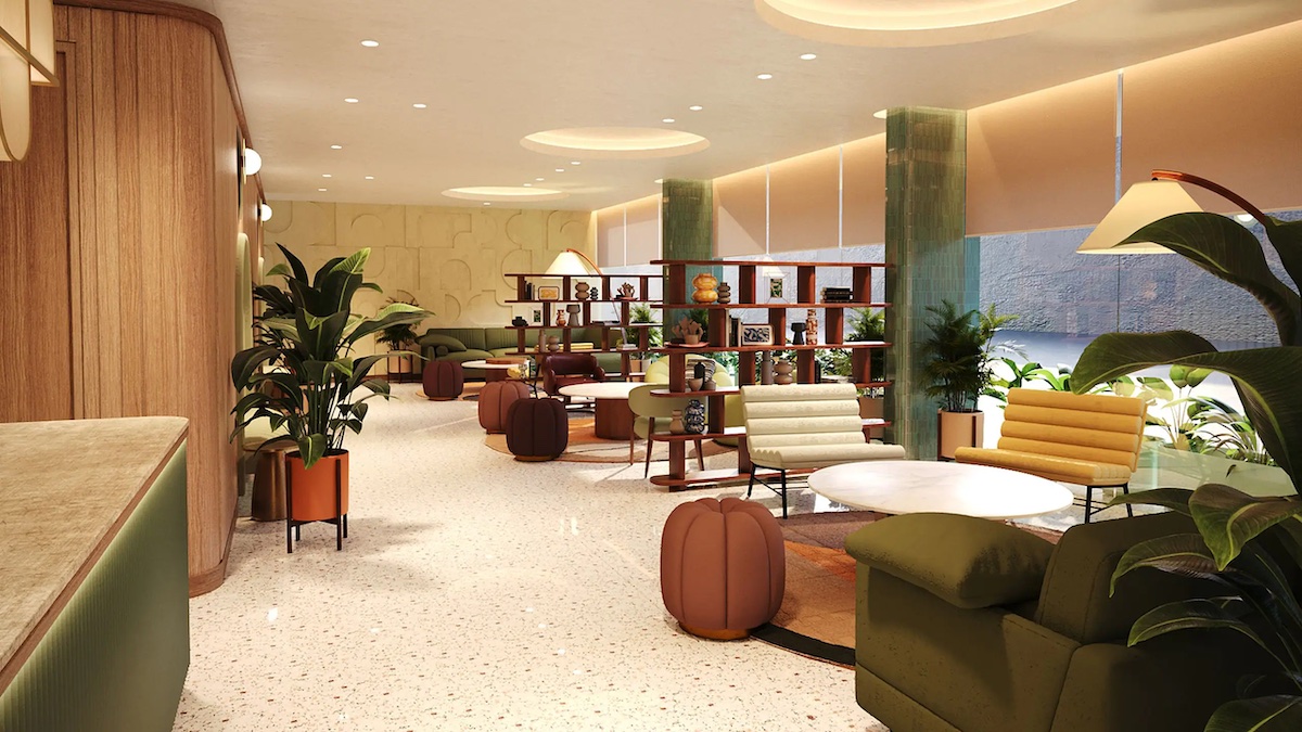 Lobby inside KLEO Seminyak in Bali