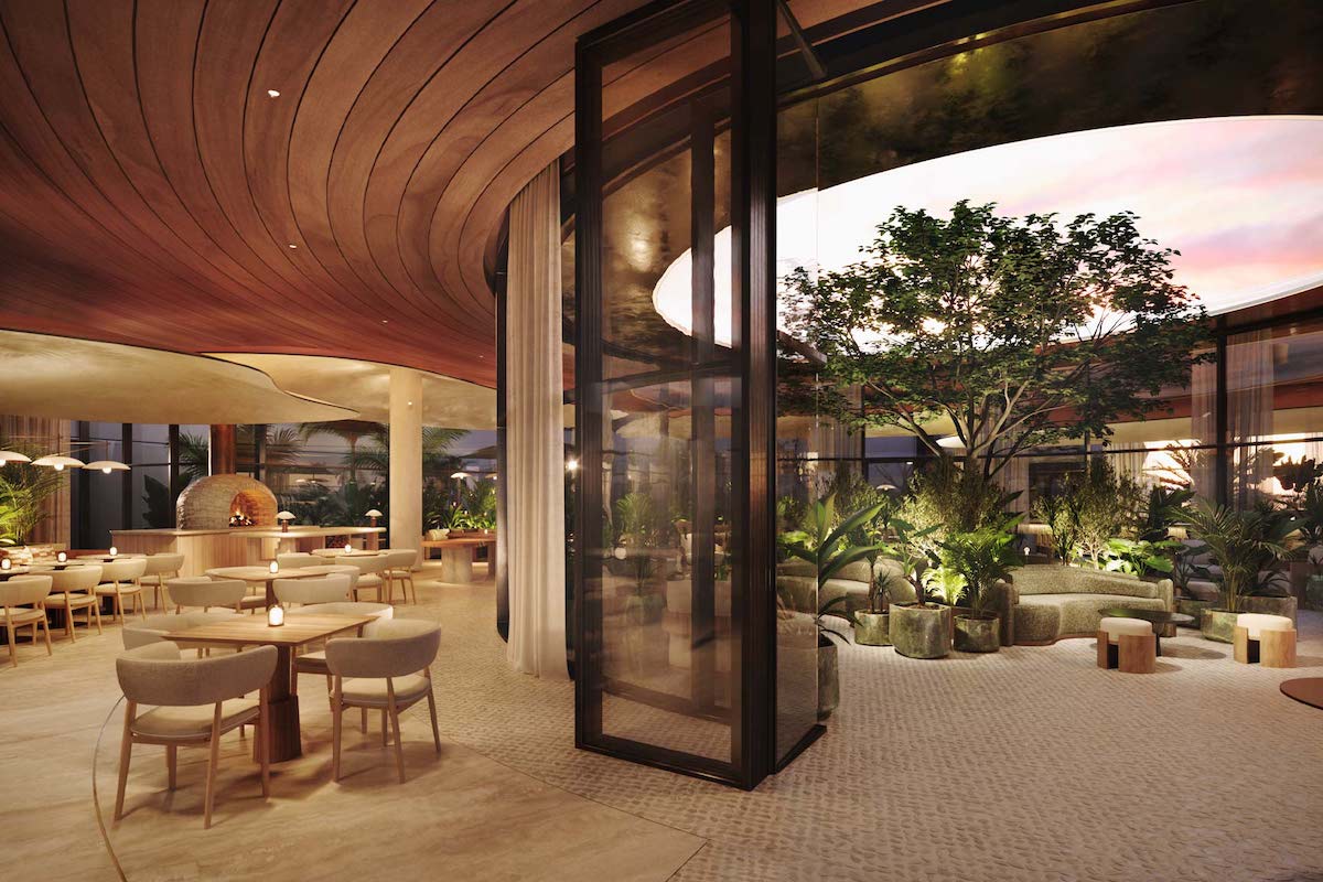 Dining render at Amaala Equinox Hotel