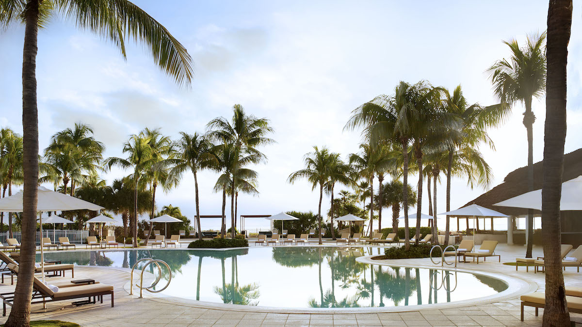 Family Pool - ground level at Ritz-Carlton Key Biscayne Maimi