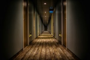 Hotel corridor